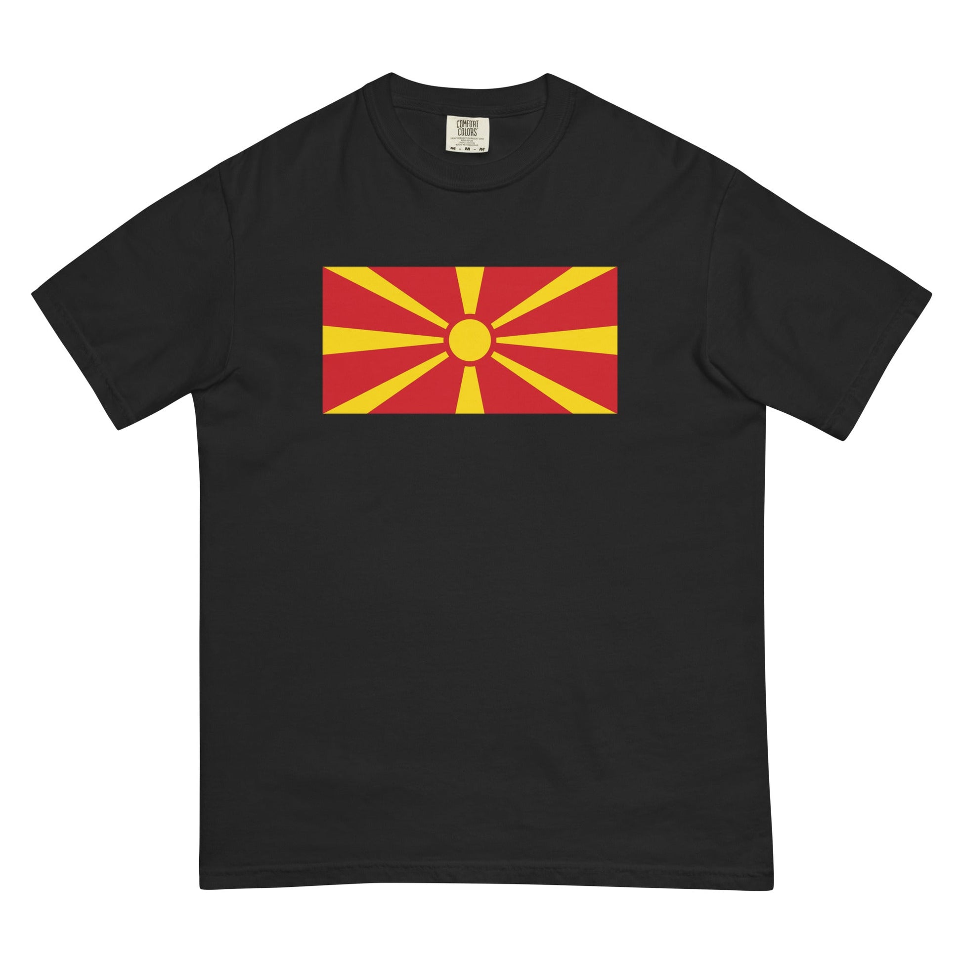 Flag tee representing North in black, small