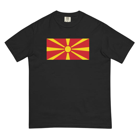 Flag tee representing North in black, small
