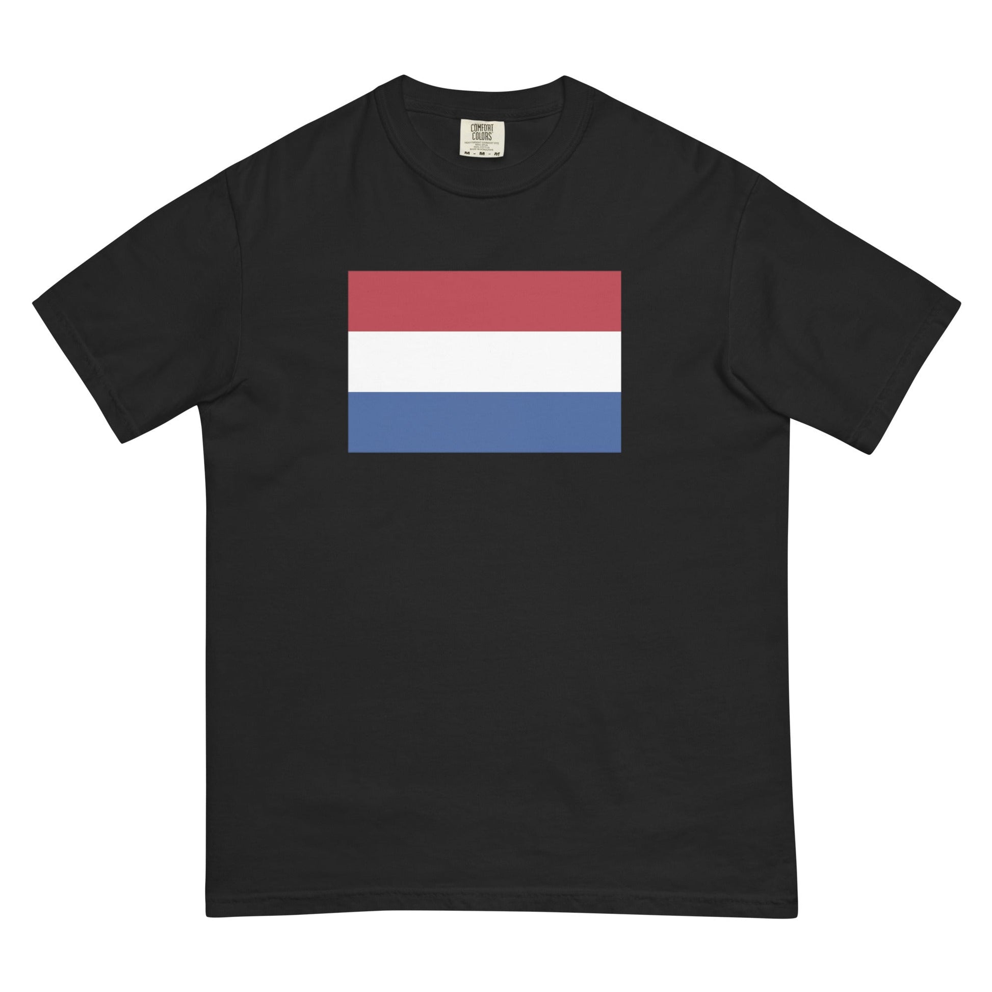 Stylish New Zealand flag t-shirt laid flat, 4X large, true navy