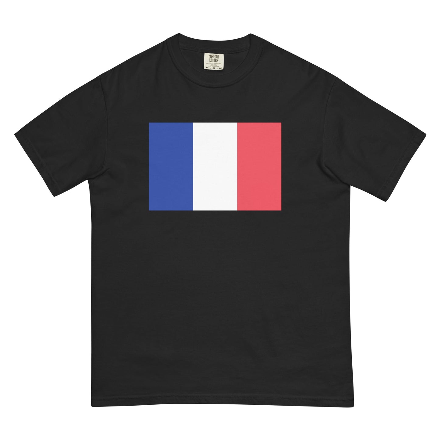 France 1 flag shirt in berry, size small