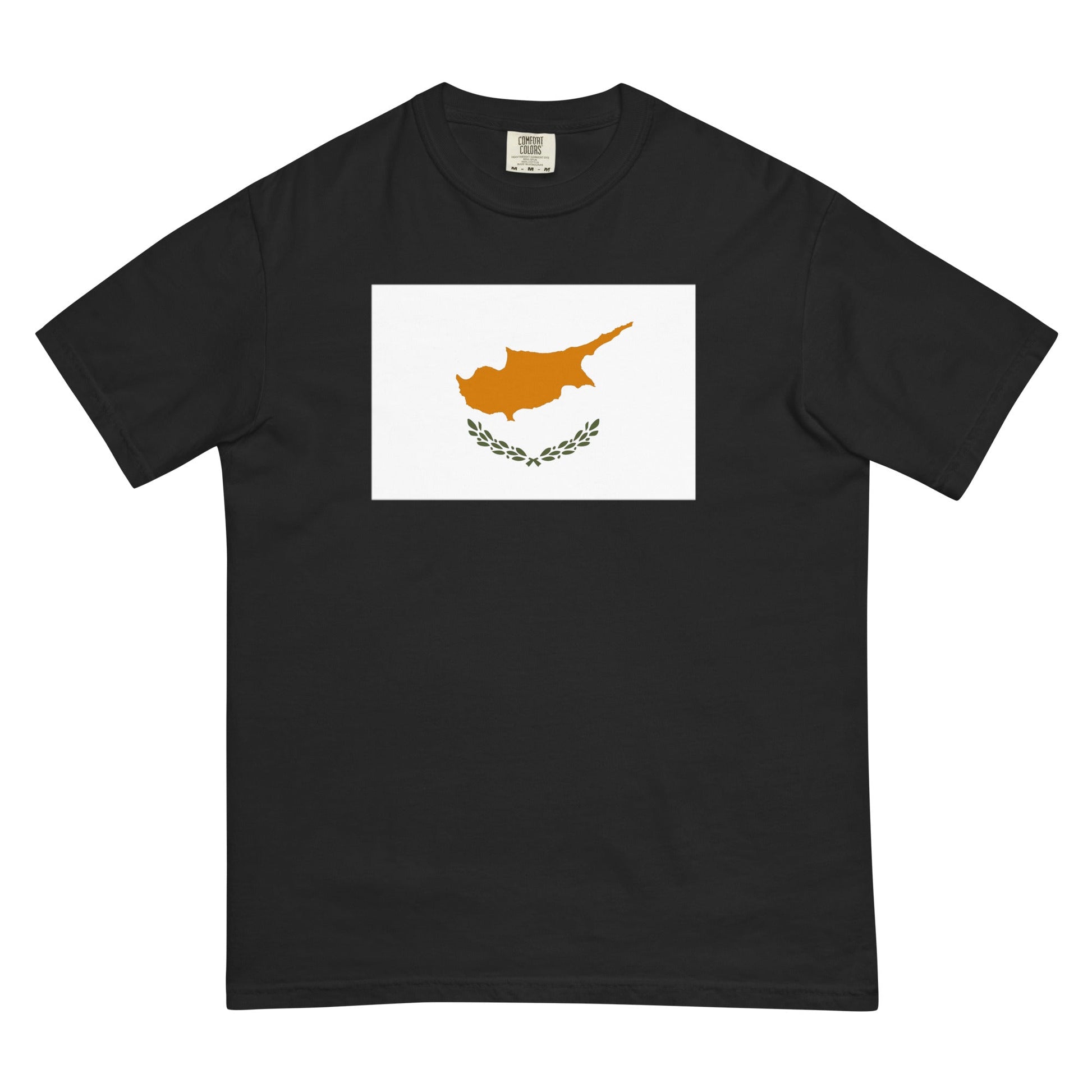 Cyprus flag shirt in hemp, size small
