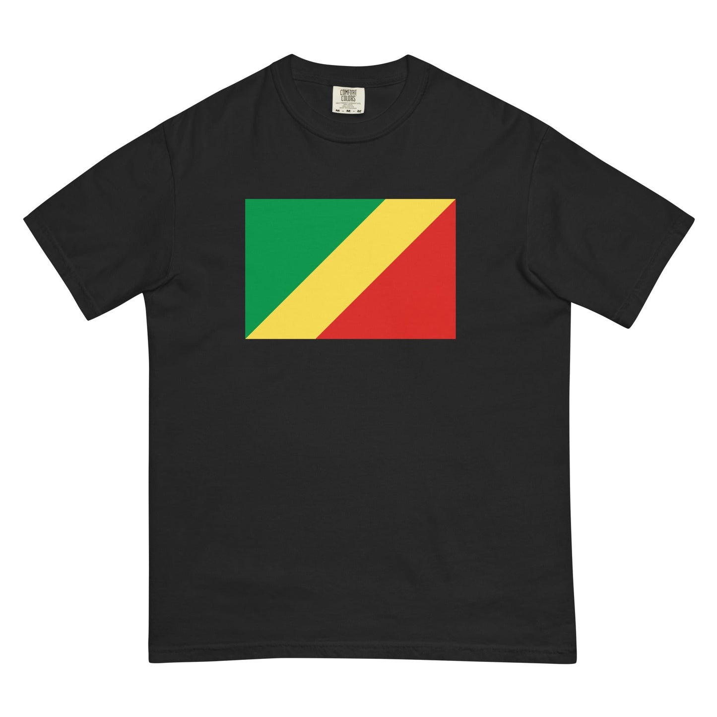 Congo Congo Brazzaville flag shirt in blue spruce, size extra large