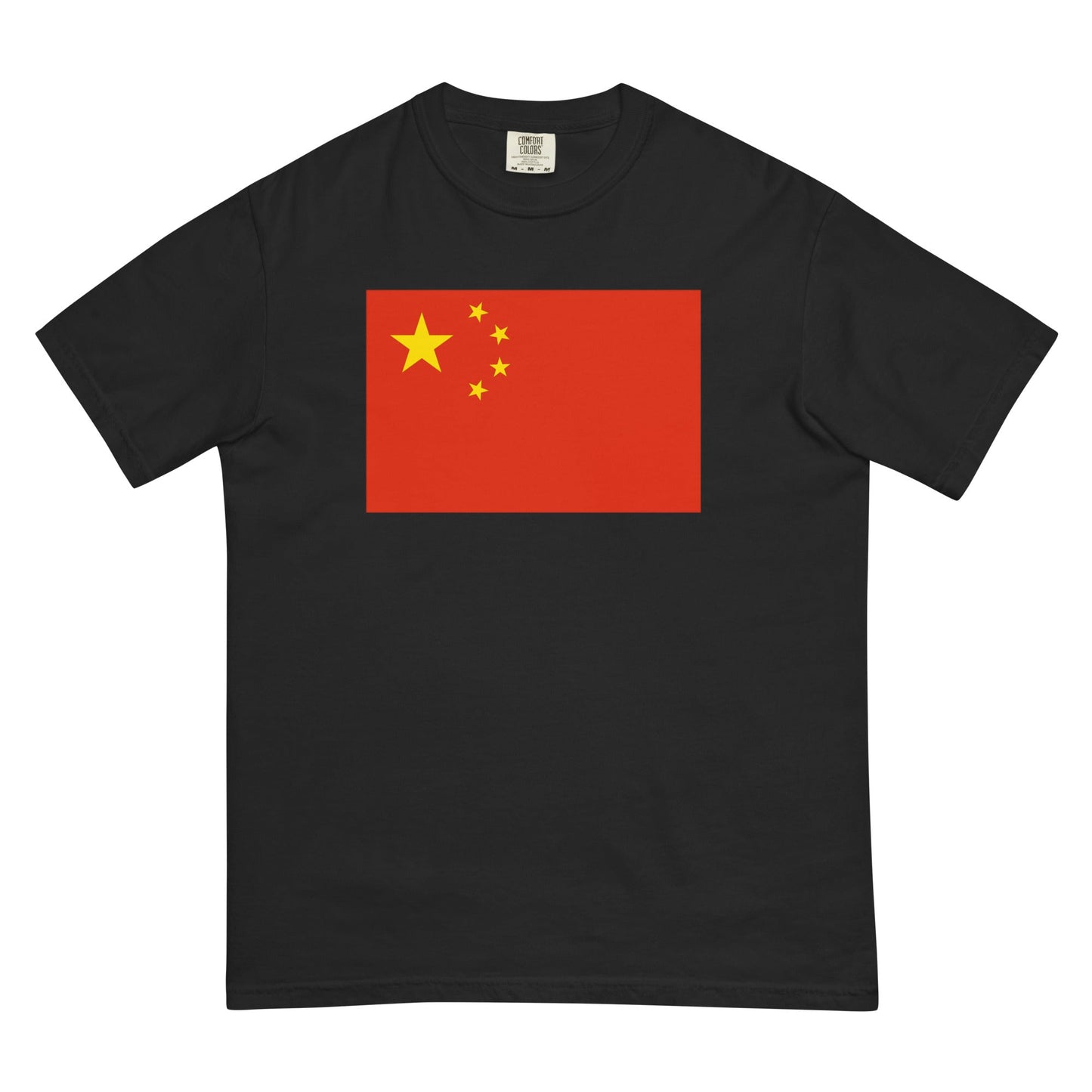Flag tee representing China in crimson, 3X large