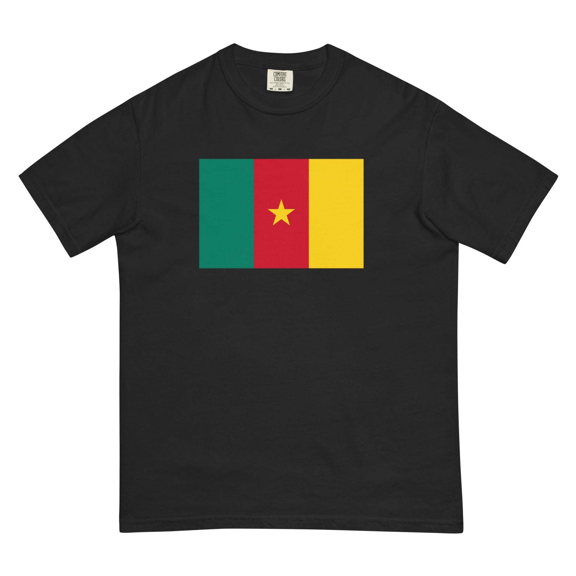 brick shirt with Cameroon flag design, 3X large