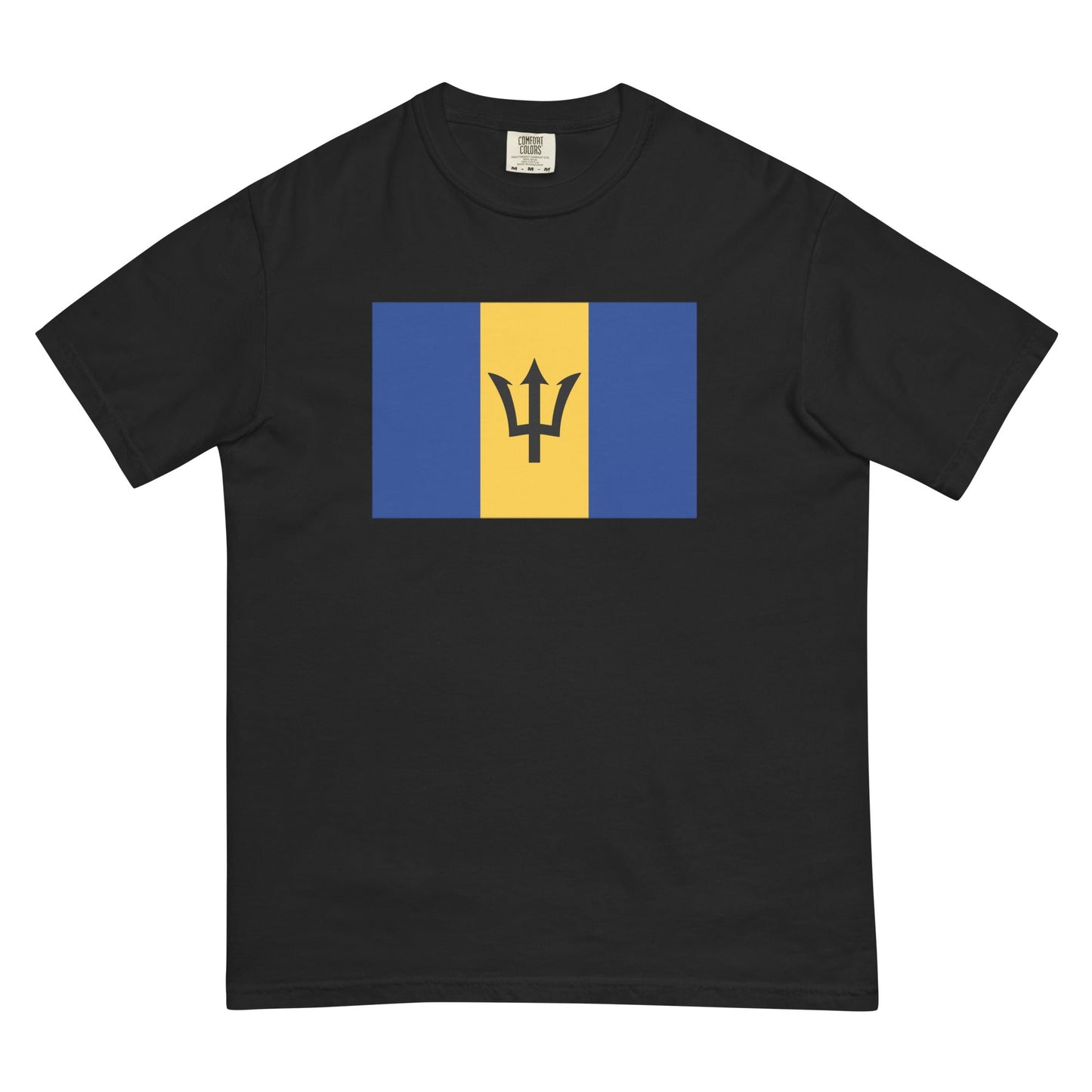 Barbados pride shirt in mystic blue – unisex, extra large
