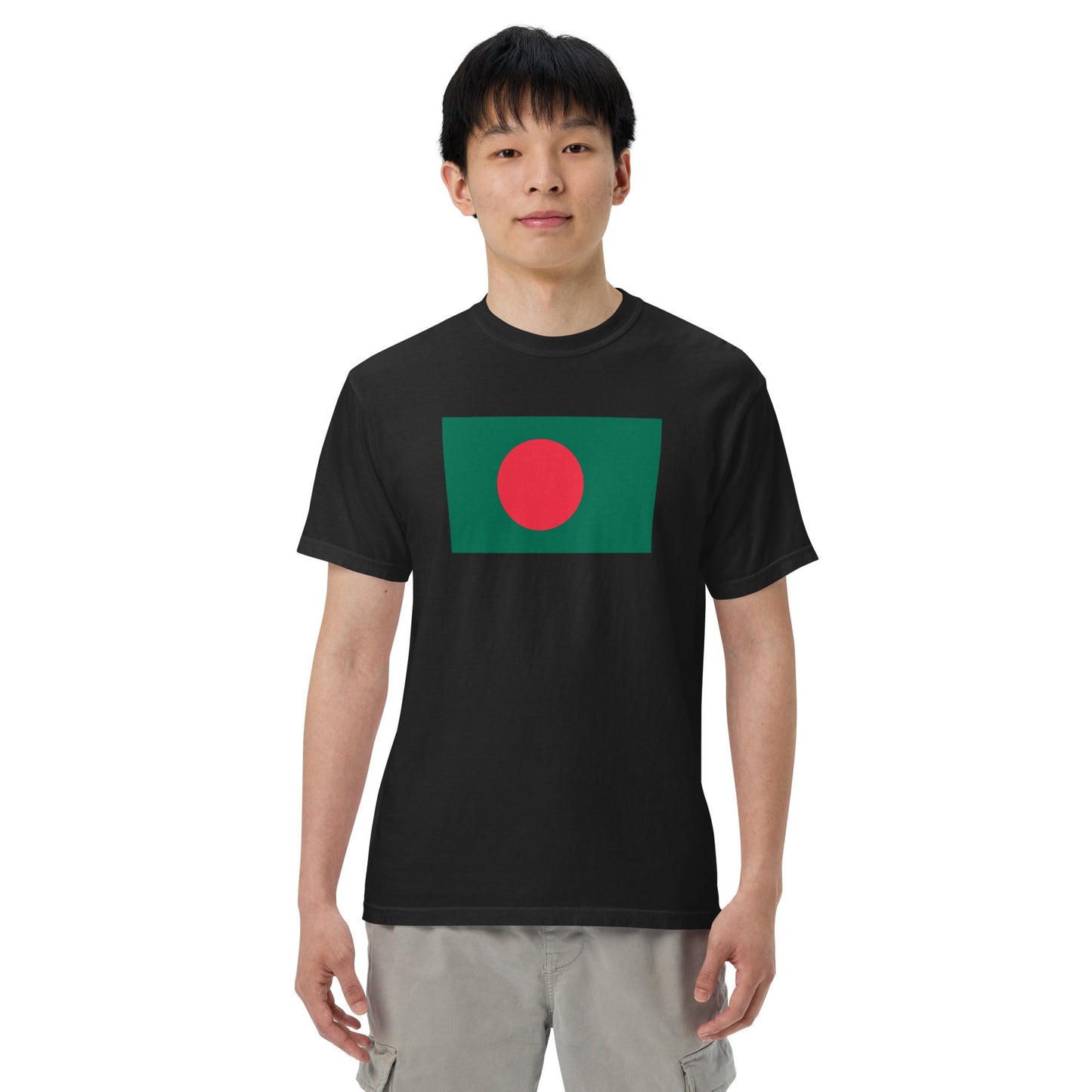 Bangladesh heritage shirt, black, size 4X large