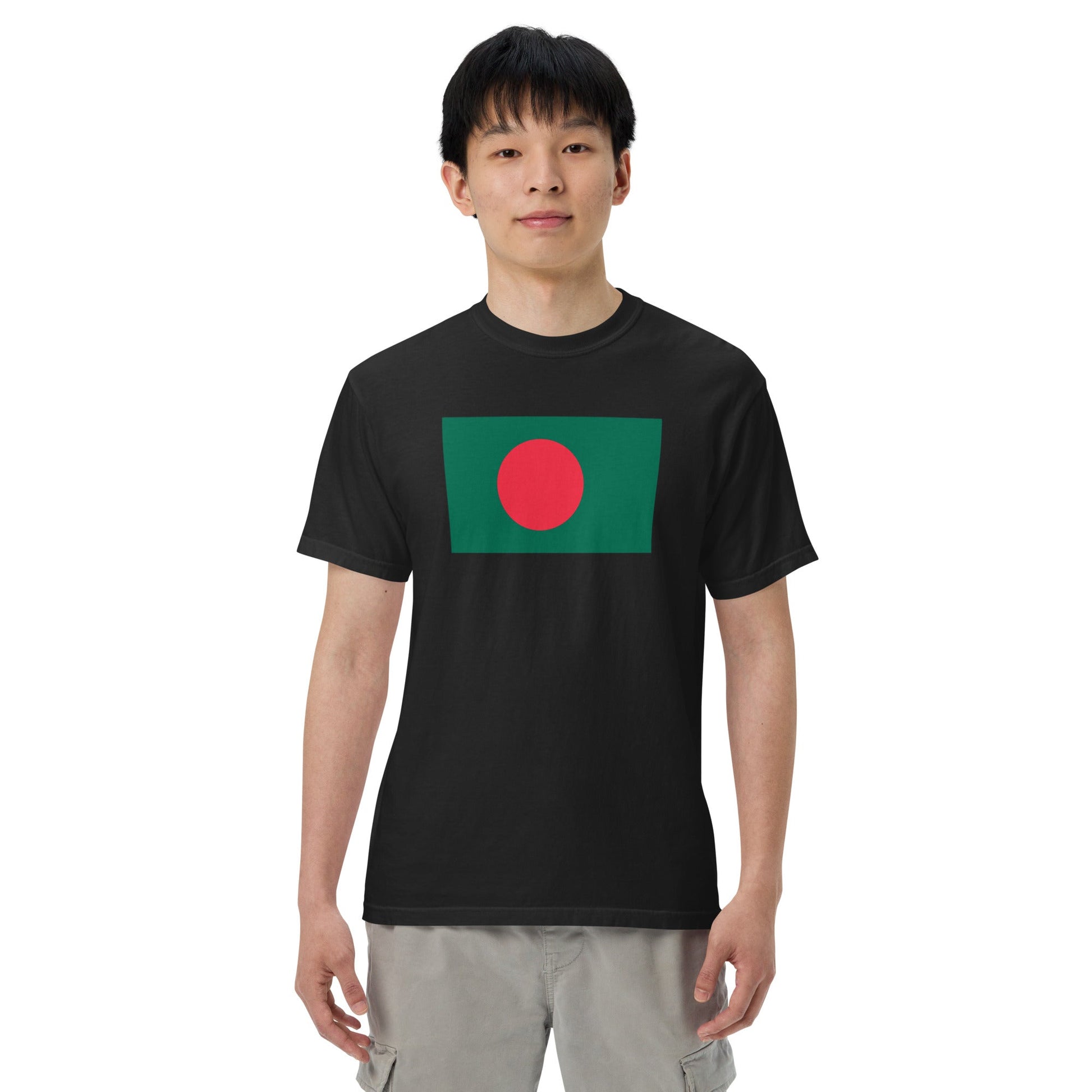 Bangladesh heritage shirt, black, size 4X large