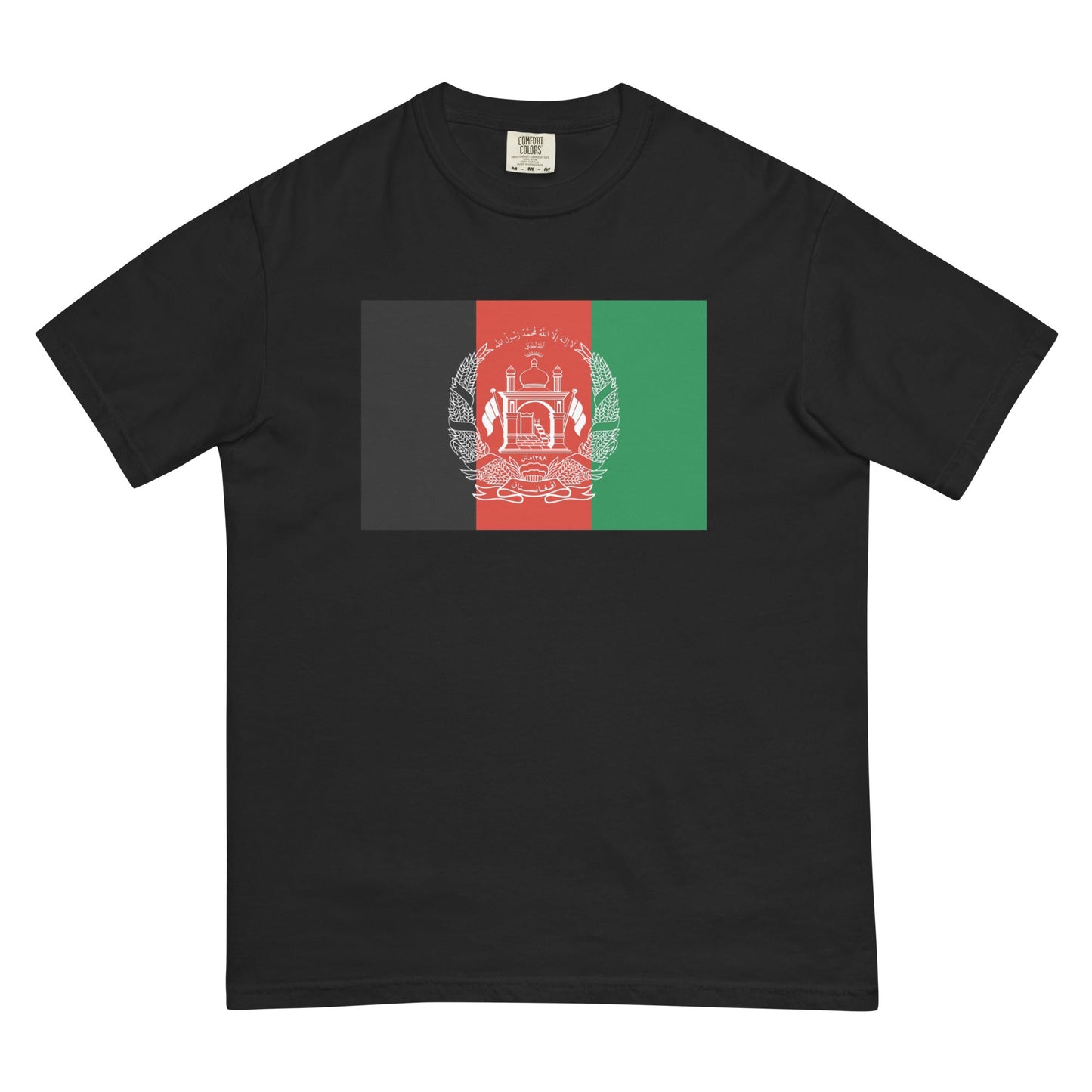 Afghanistan pride shirt in espresso – unisex, small