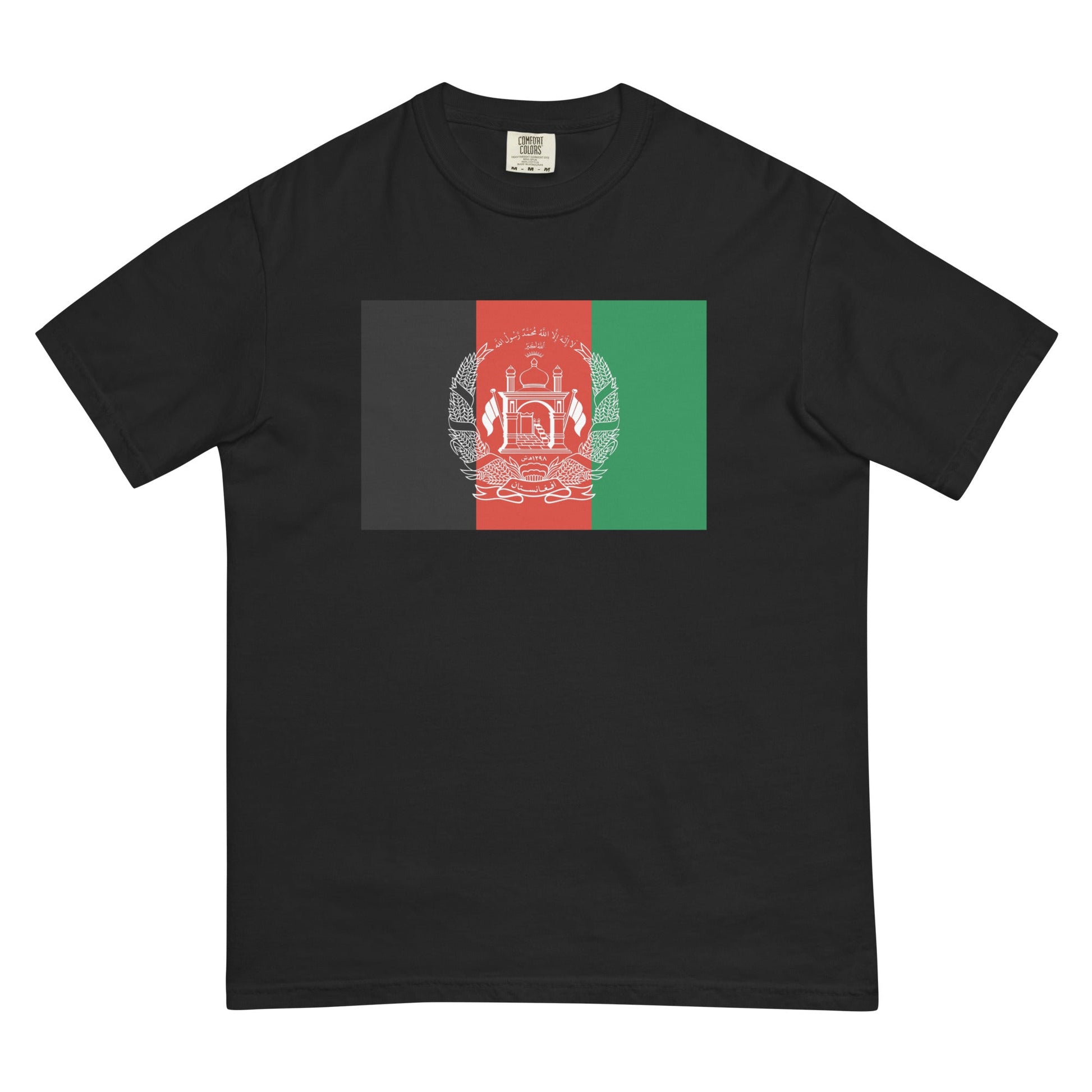 Afghanistan pride shirt in espresso – unisex, small