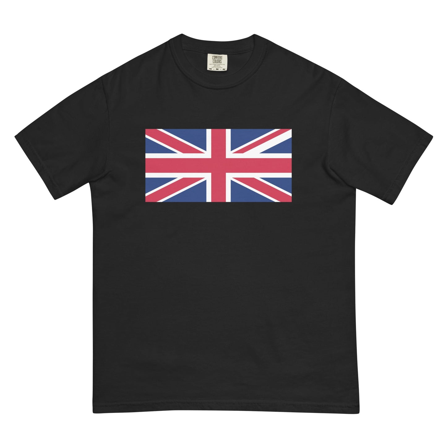 Flag tee representing United in black, small