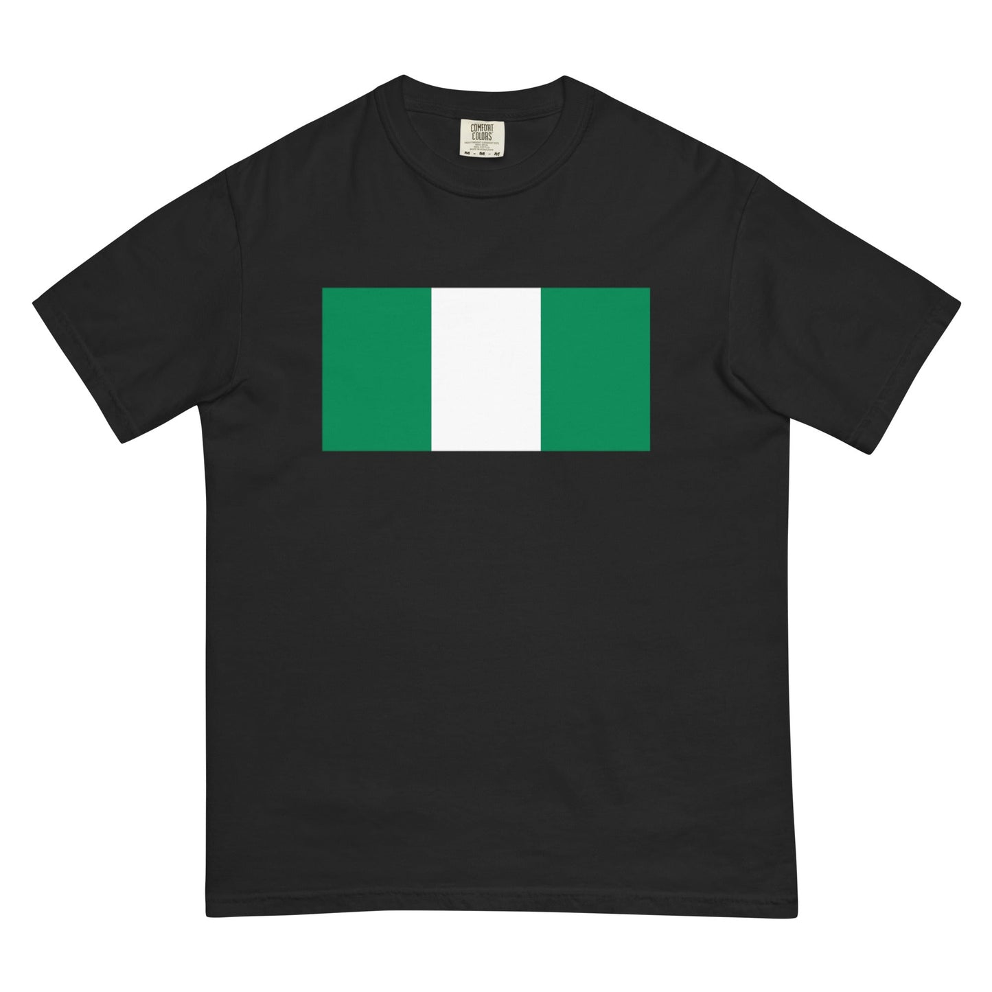 Nigeria heritage shirt, black, size small