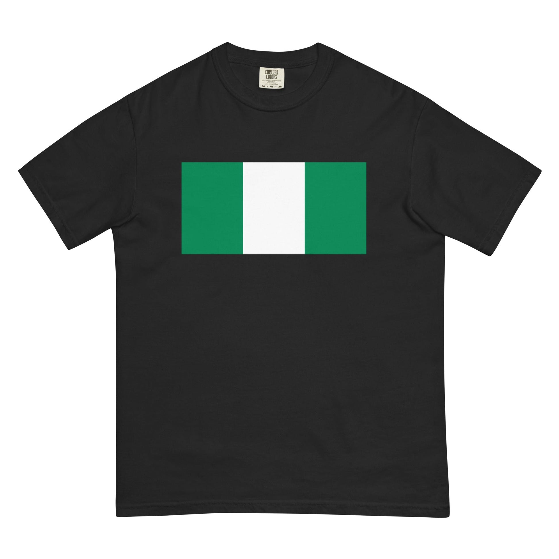 Nigeria heritage shirt, black, size small