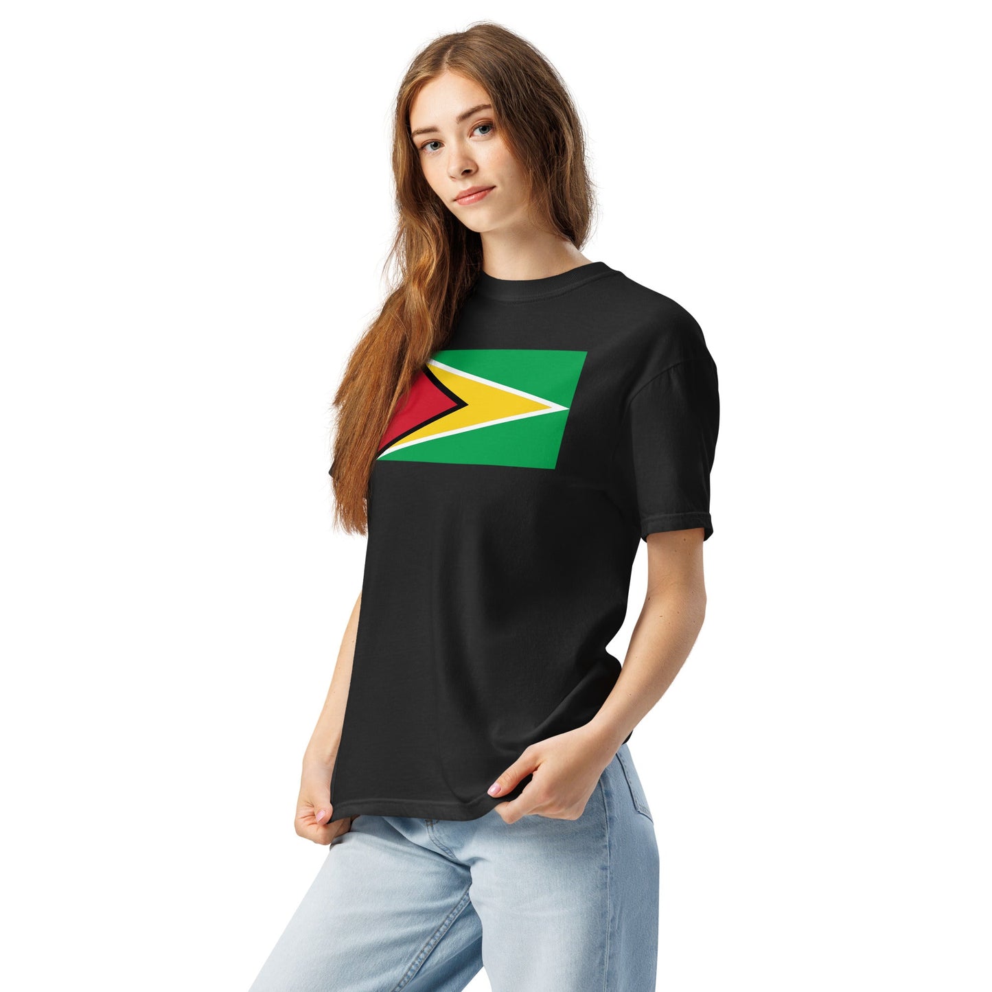 Guyana national shirt, medium, in black