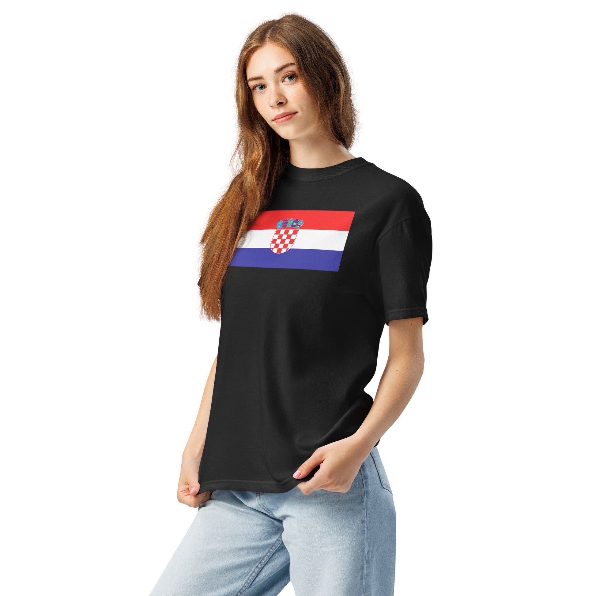 black flag shirt for Croatia – size medium
