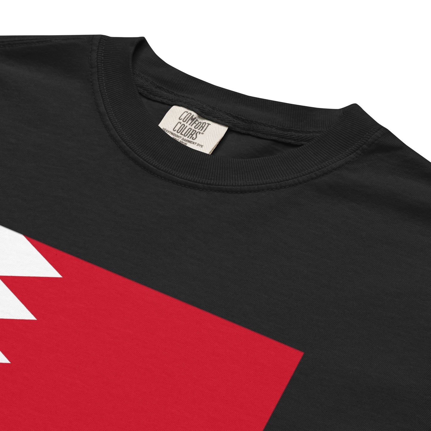 Flag tee representing Bahrain in true navy, medium