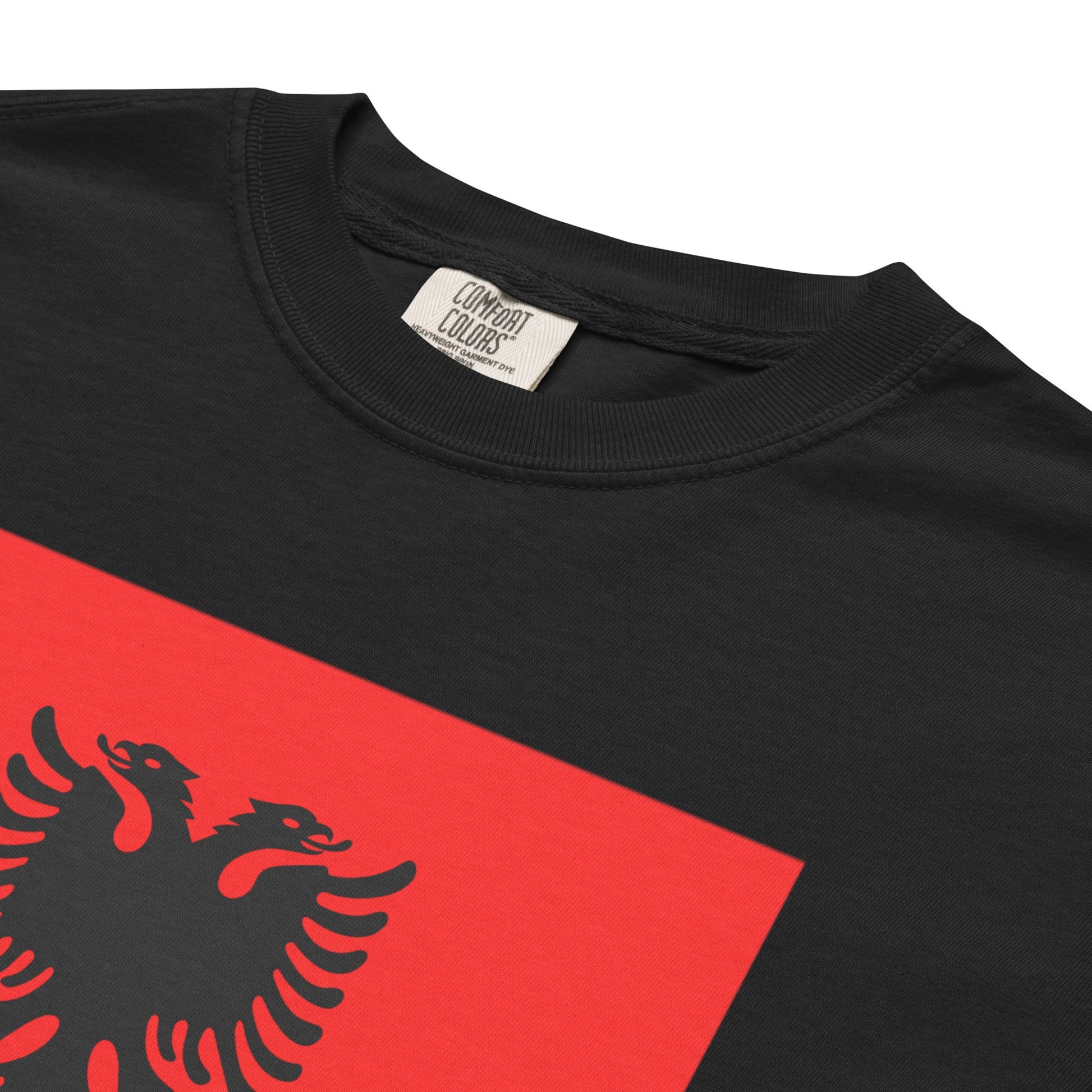 Albania heritage shirt, black, size 4X large