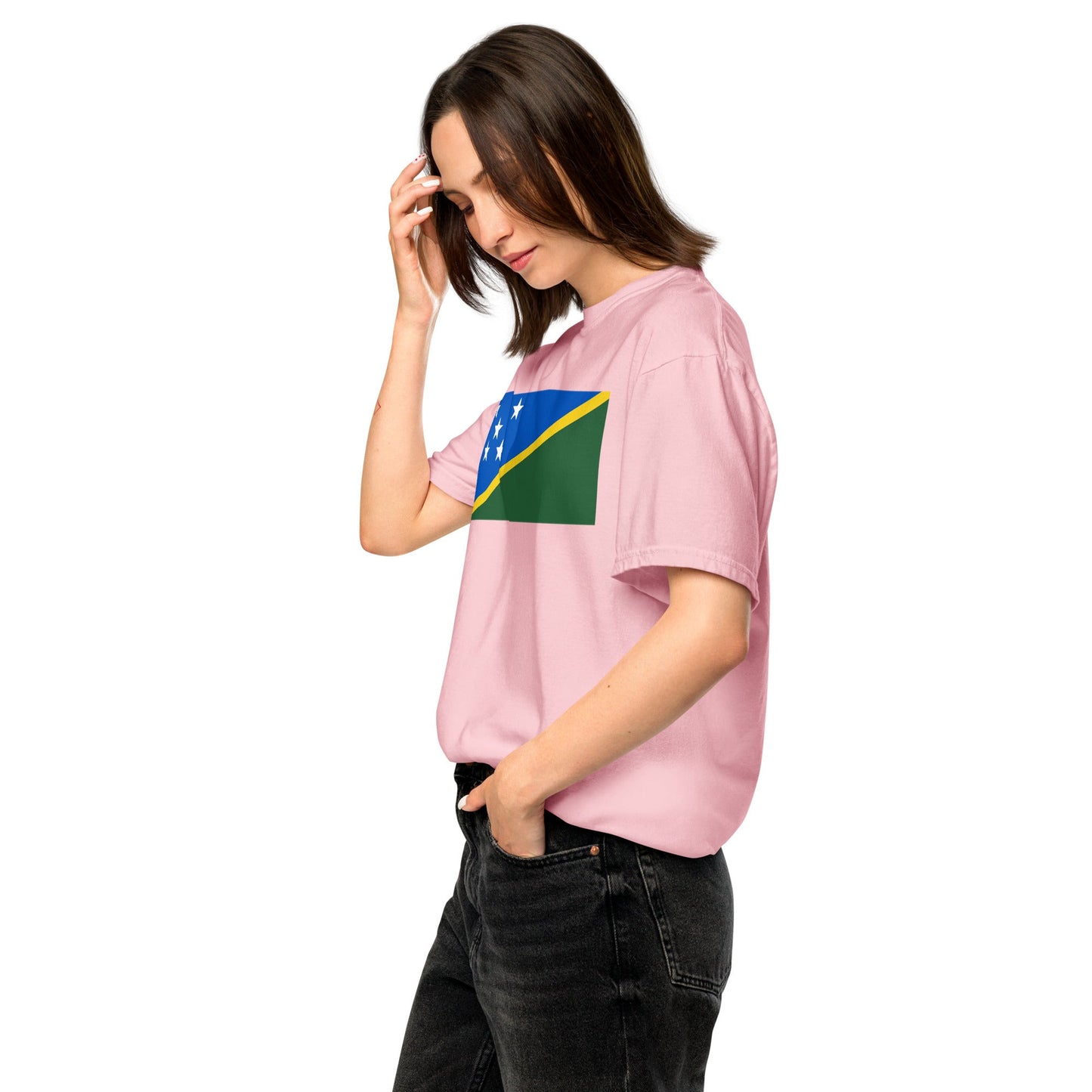 red flag shirt for Solomon Islands – size extra large