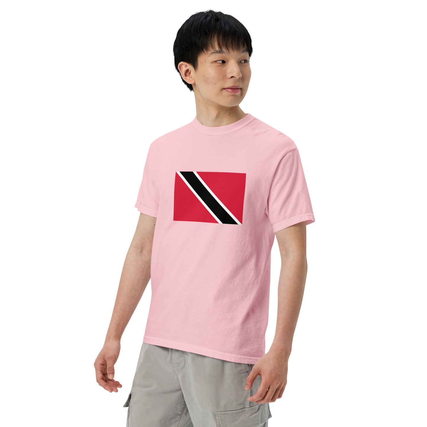 Flag tee representing Trinidad in butter, small