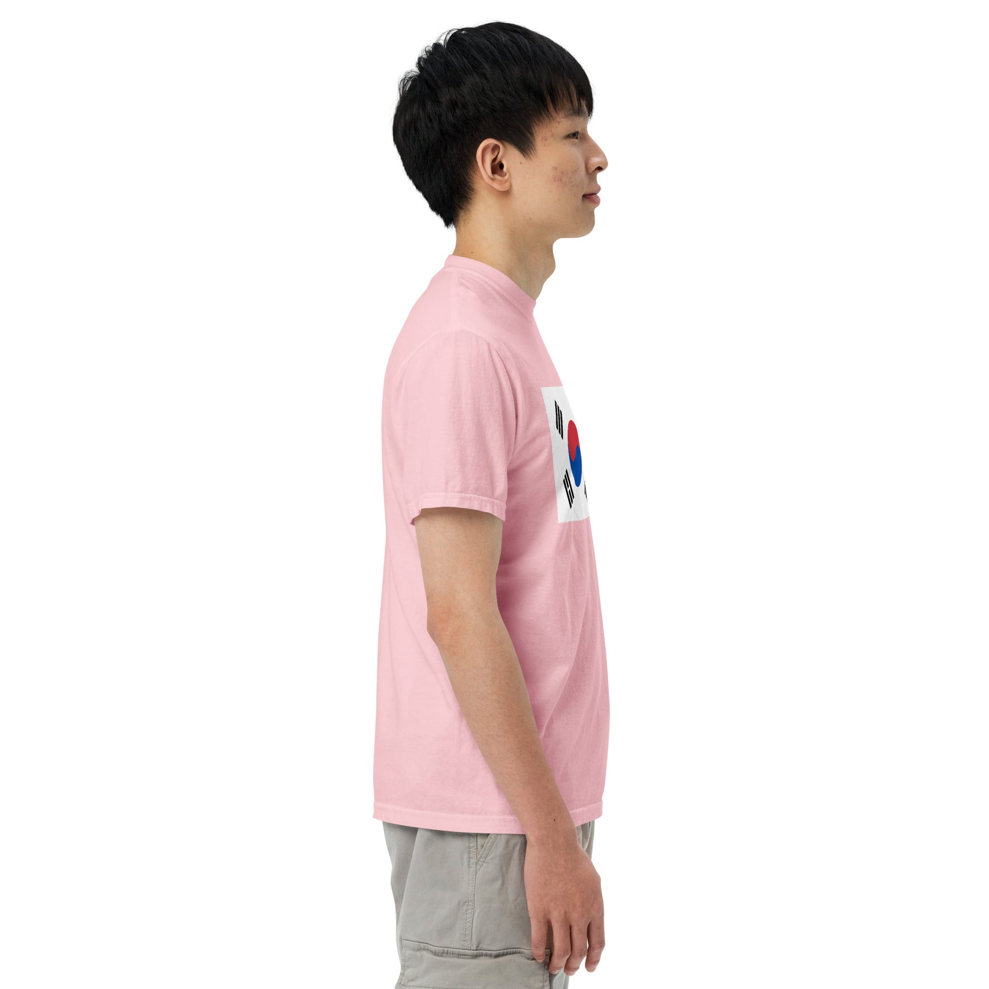 South Korea heritage shirt, flo blue, size large