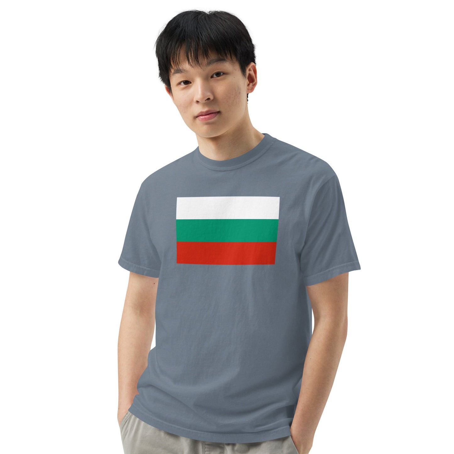 Flag tee representing Bulgaria in true navy, extra large