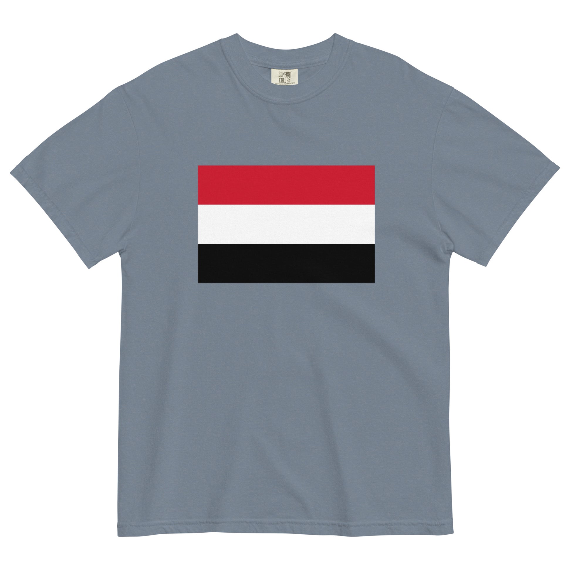Yemen flag shirt in black, size 2X large