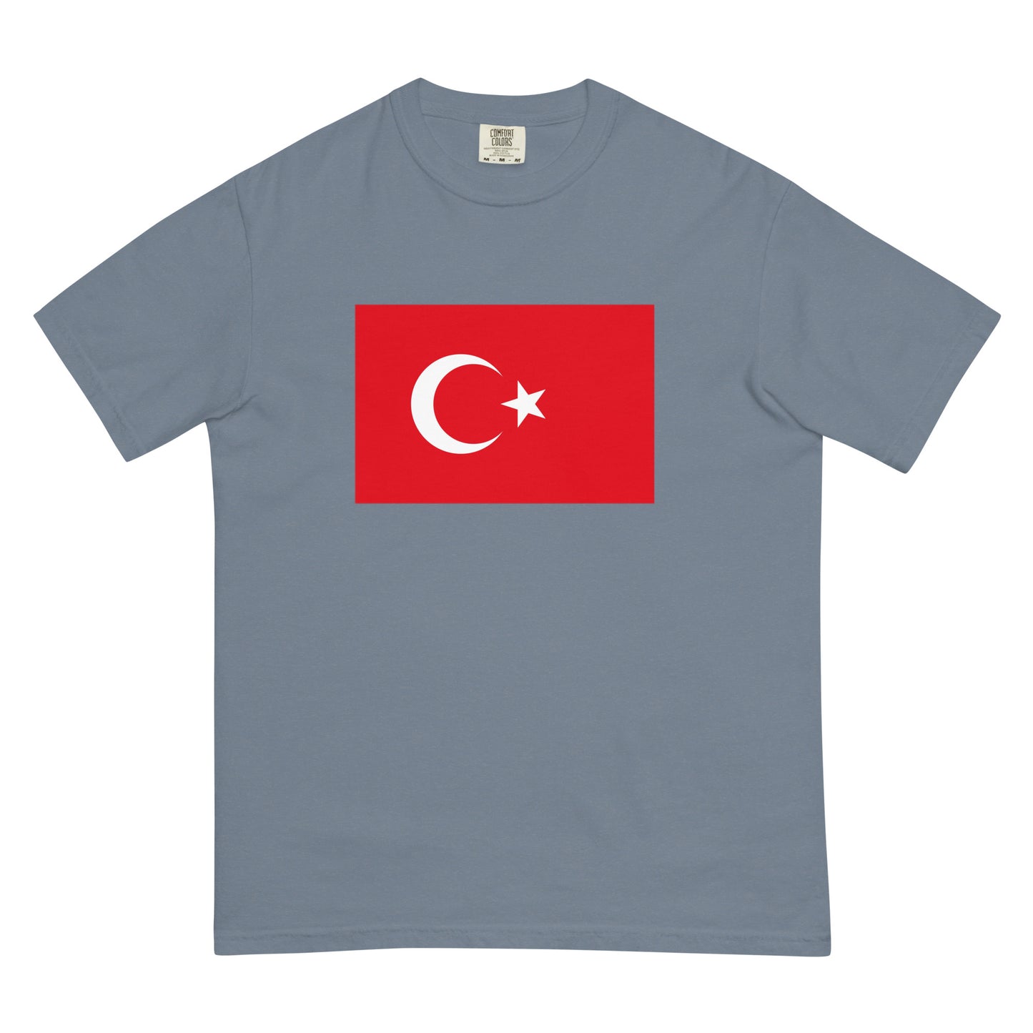 Turkey flag shirt in black, size 3X large