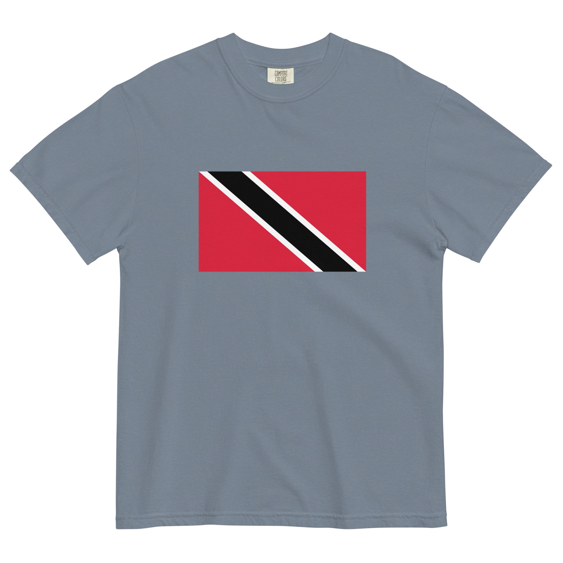 Flag tee representing Trinidad in black, large