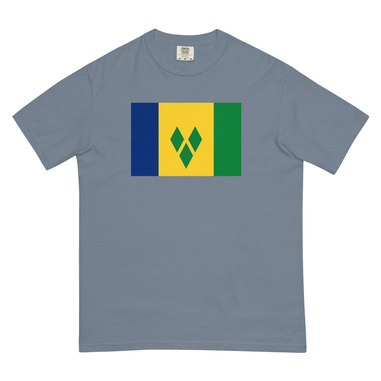 Saint Vincent And The Grenadines flag shirt in red, size 4X large