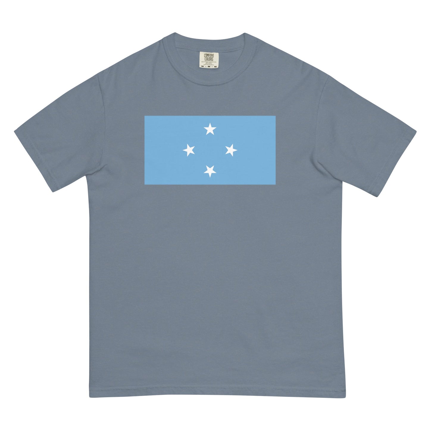 Flag tee representing Micronesia in midnight, extra large