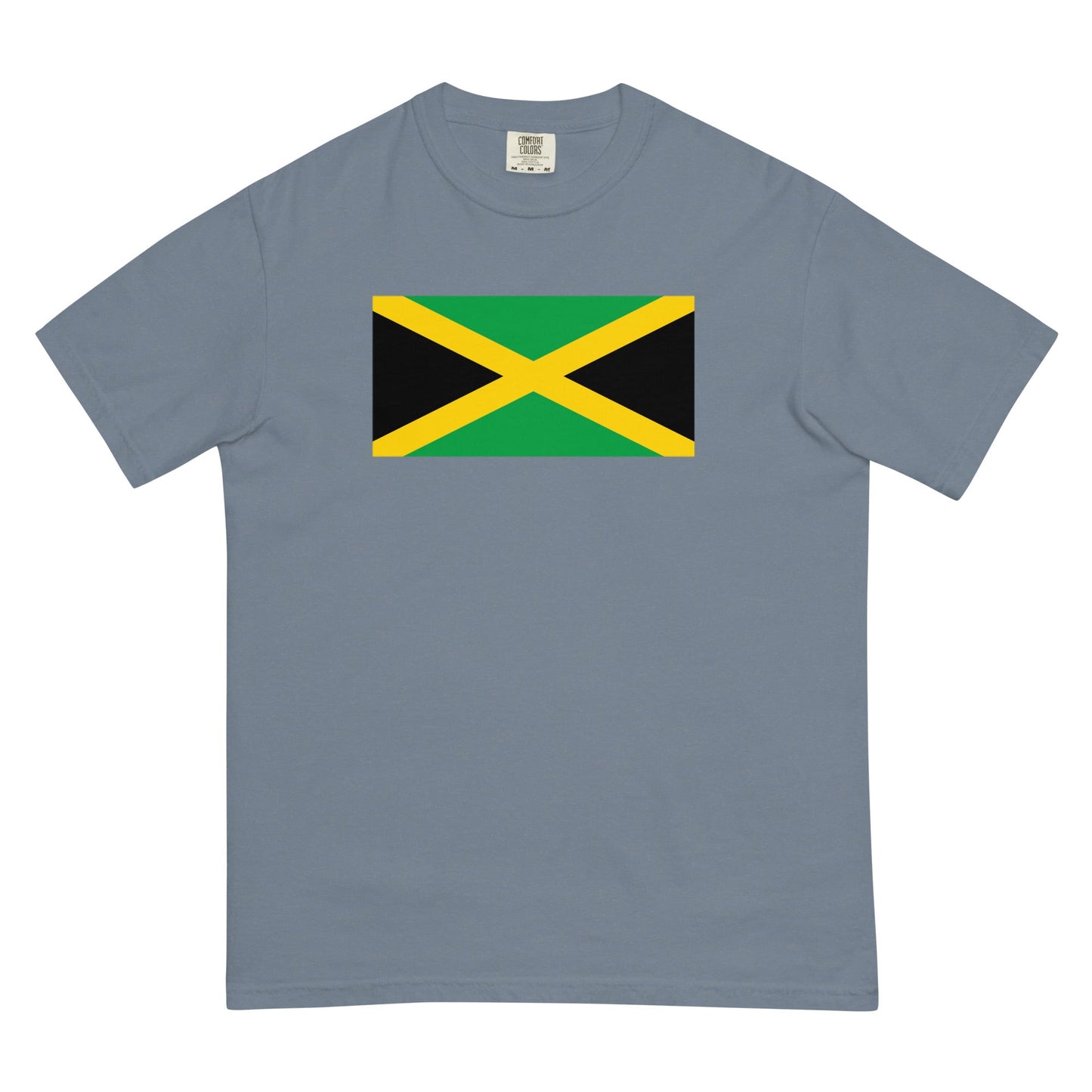 blue spruce shirt with Jamaica flag design, 4X large