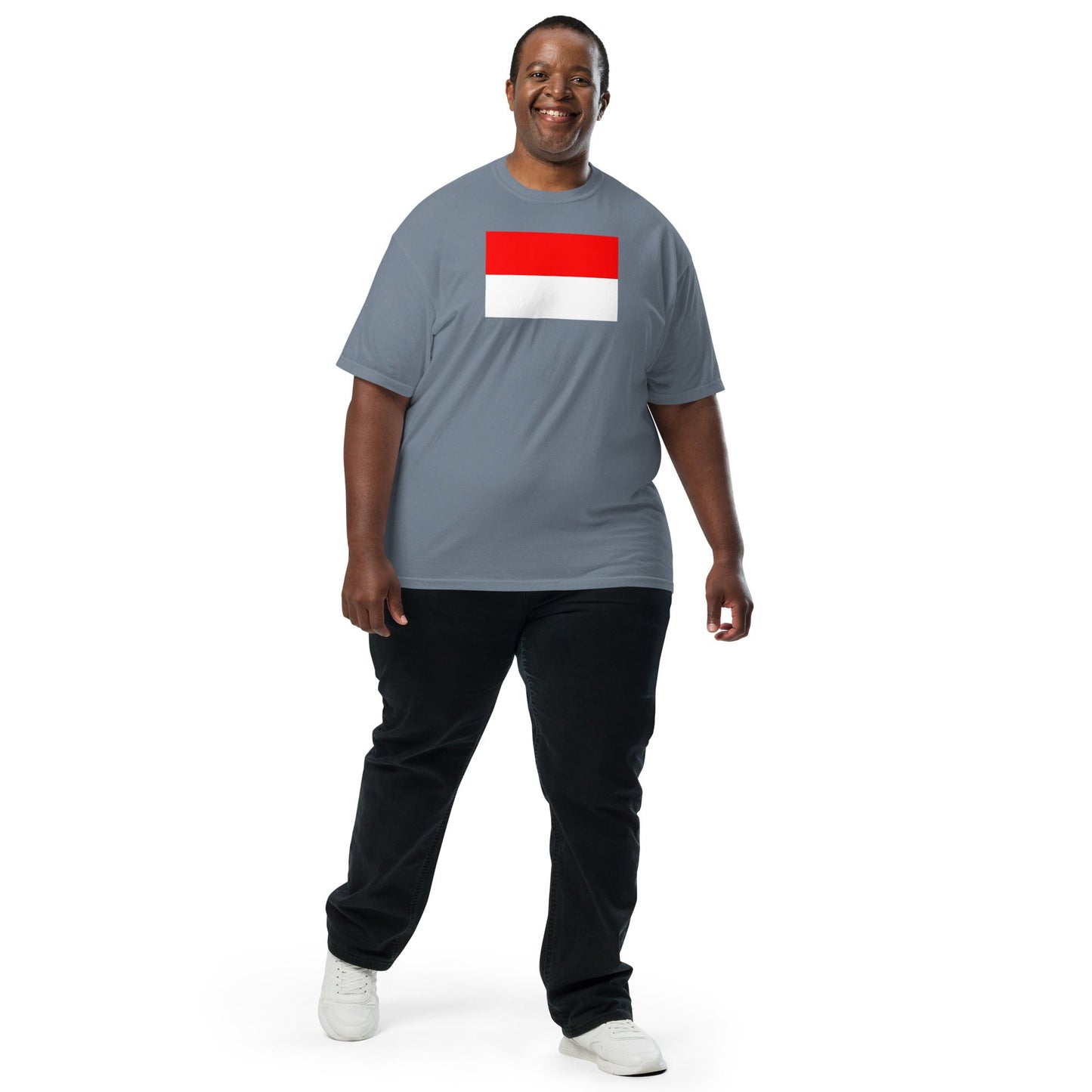 Indonesia pride shirt in black – unisex, 3X large