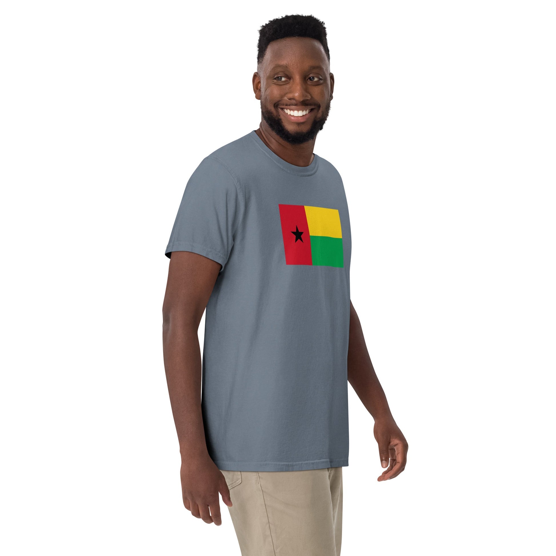 Guinea Bissau heritage shirt, true navy, size large
