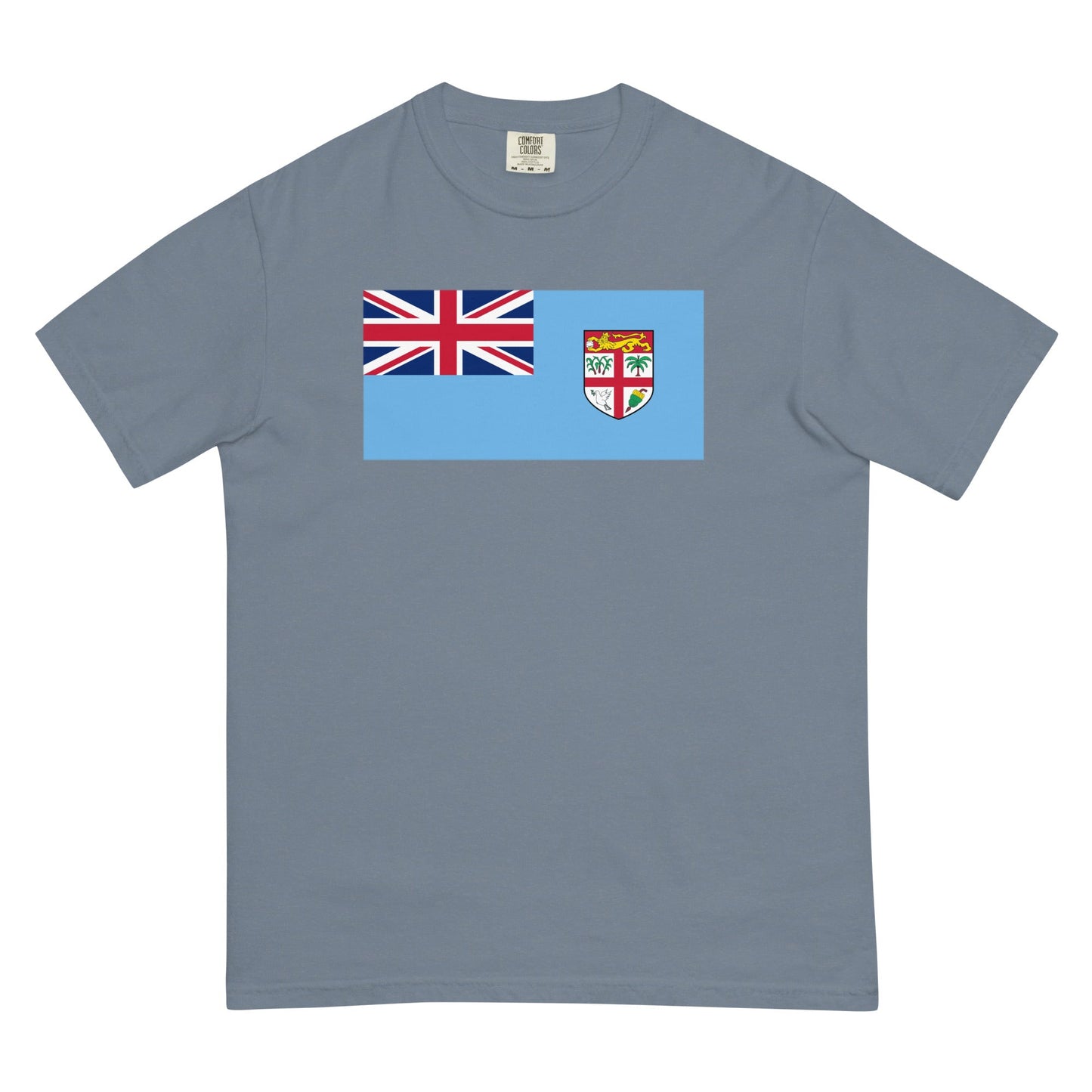 berry shirt with Fiji flag design, small