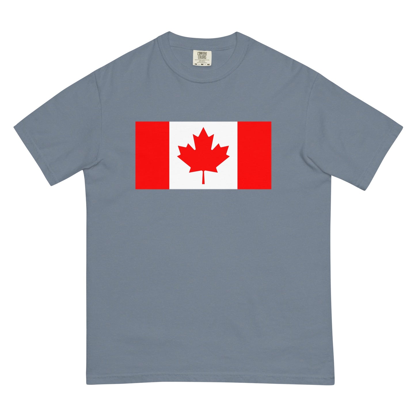 Bold Canada flag design tee in espresso, large