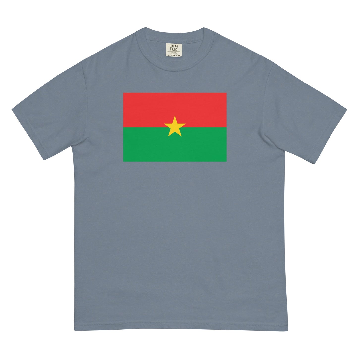 yam shirt with Burkina Faso flag design, small
