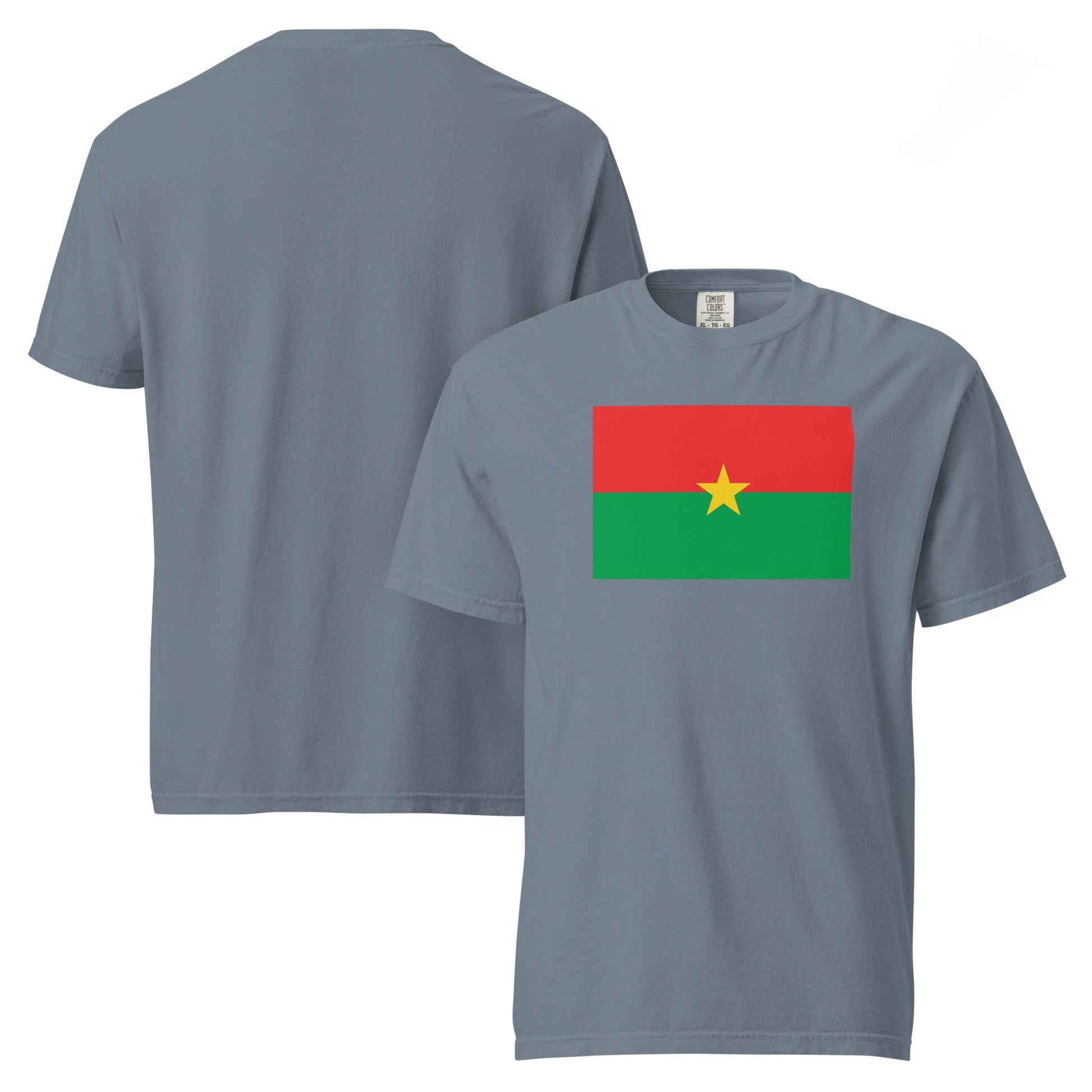 Burkina Faso heritage shirt, espresso, size large
