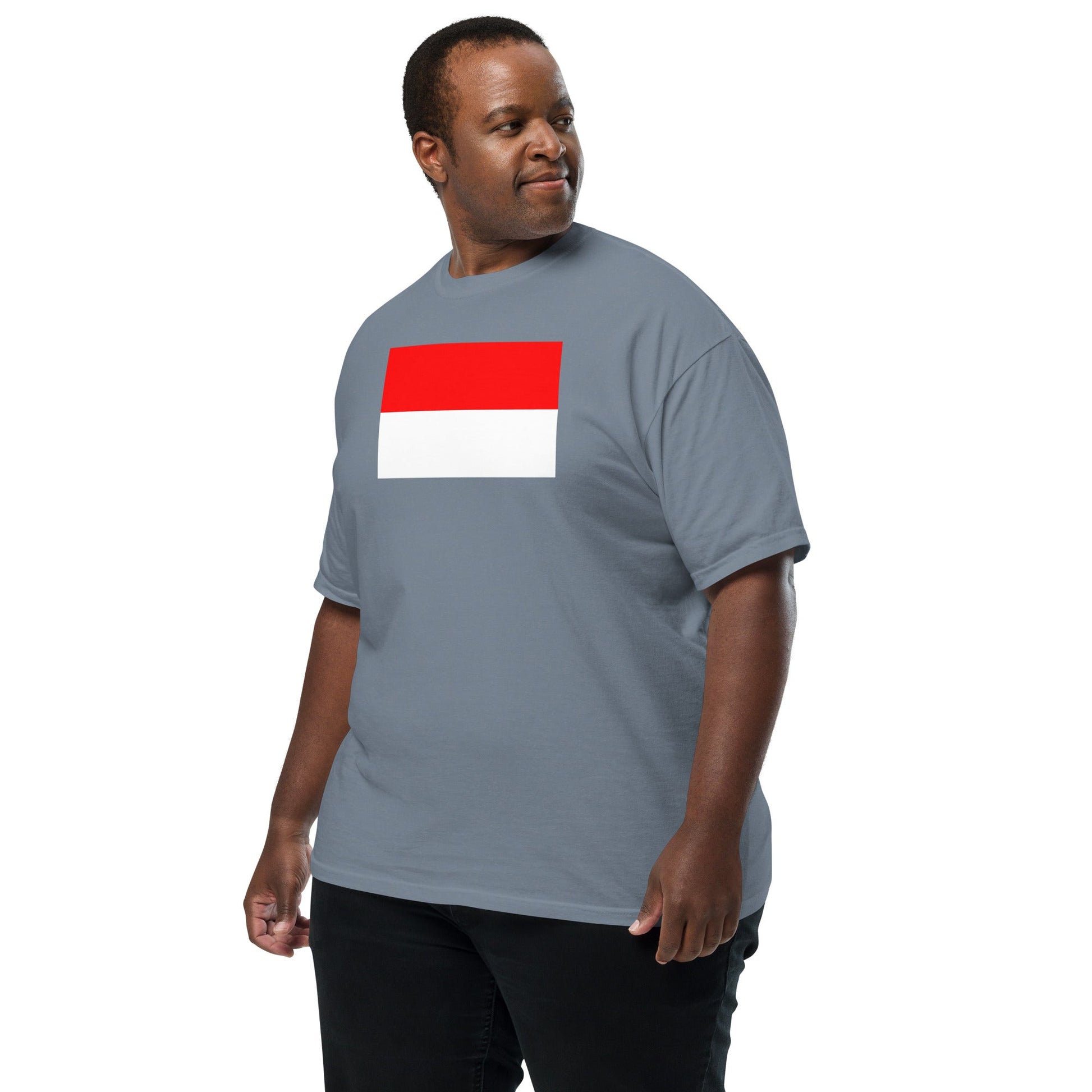 Indonesia pride shirt in true navy – unisex, small