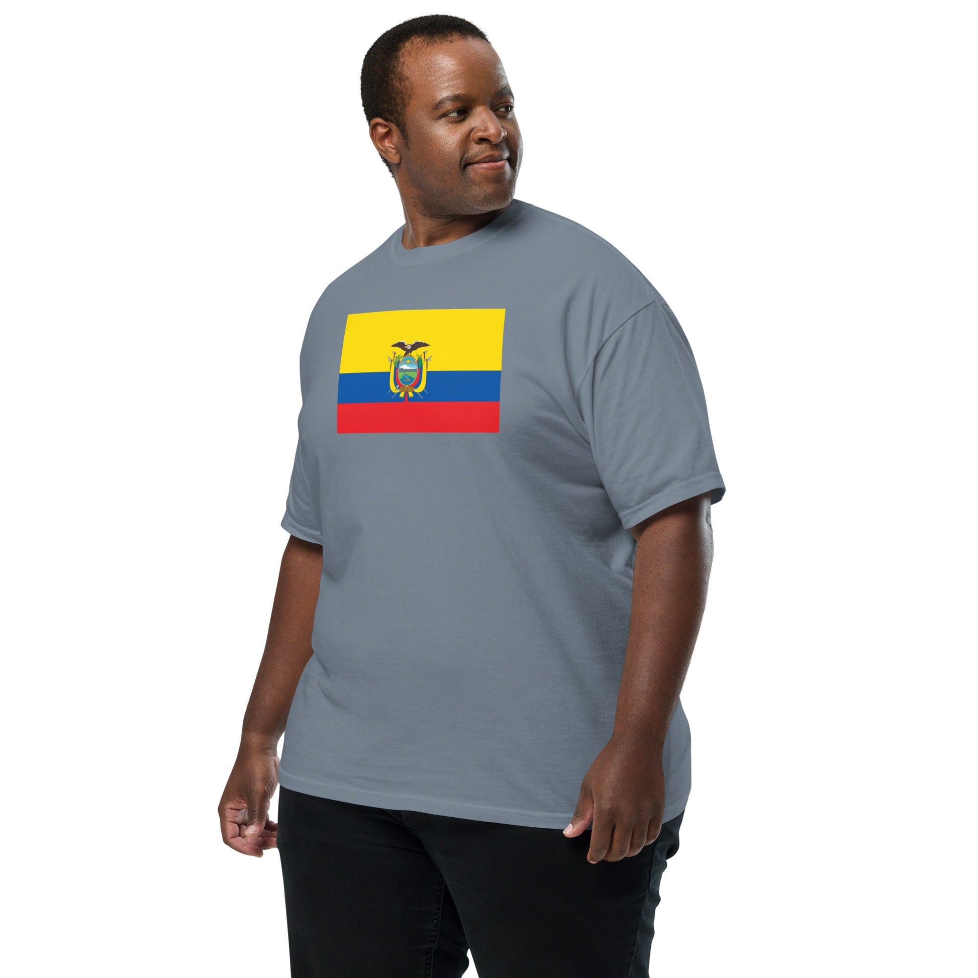 Ecuador pride shirt in true navy – unisex, 3X large