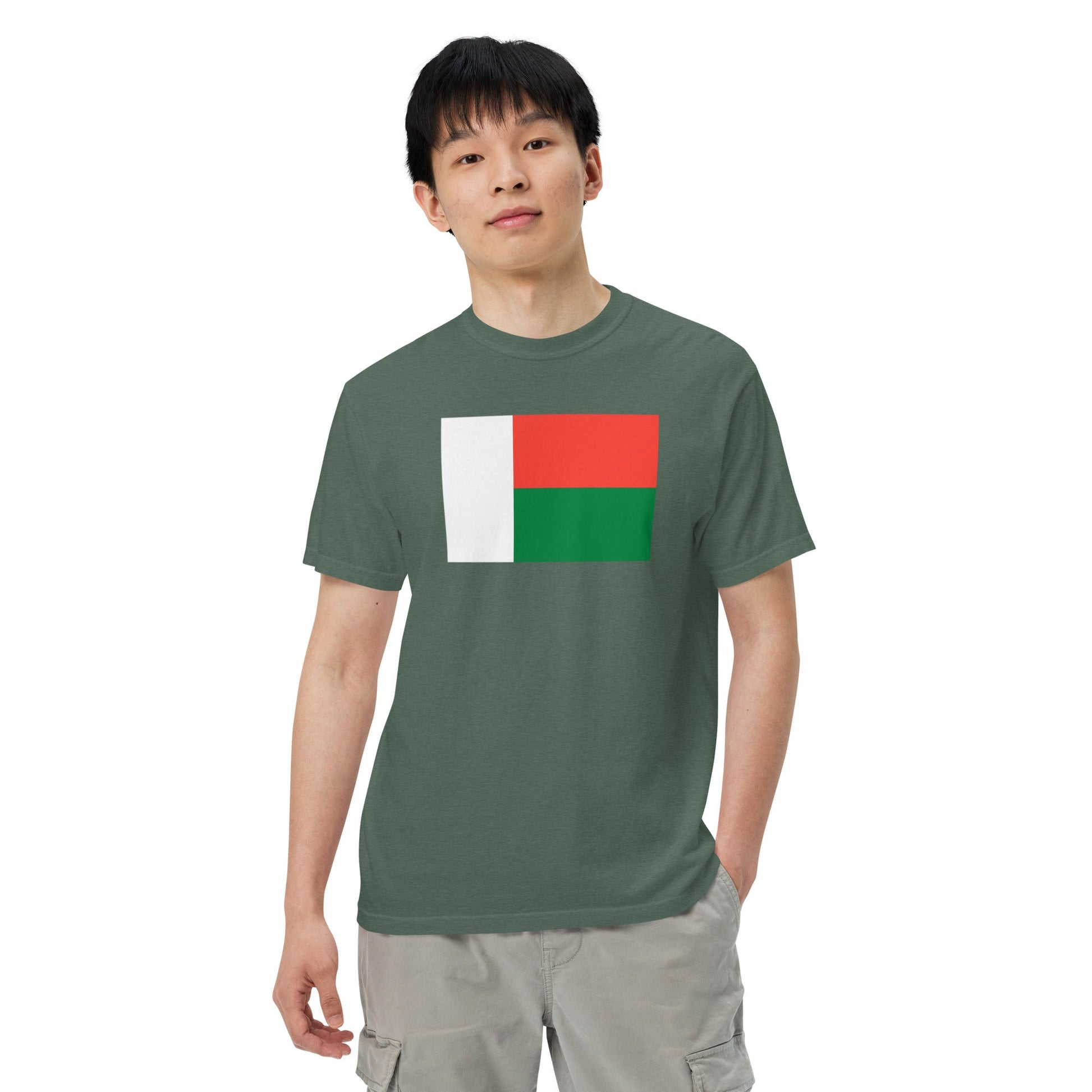 Madagascar pride shirt in black – unisex, 4X large