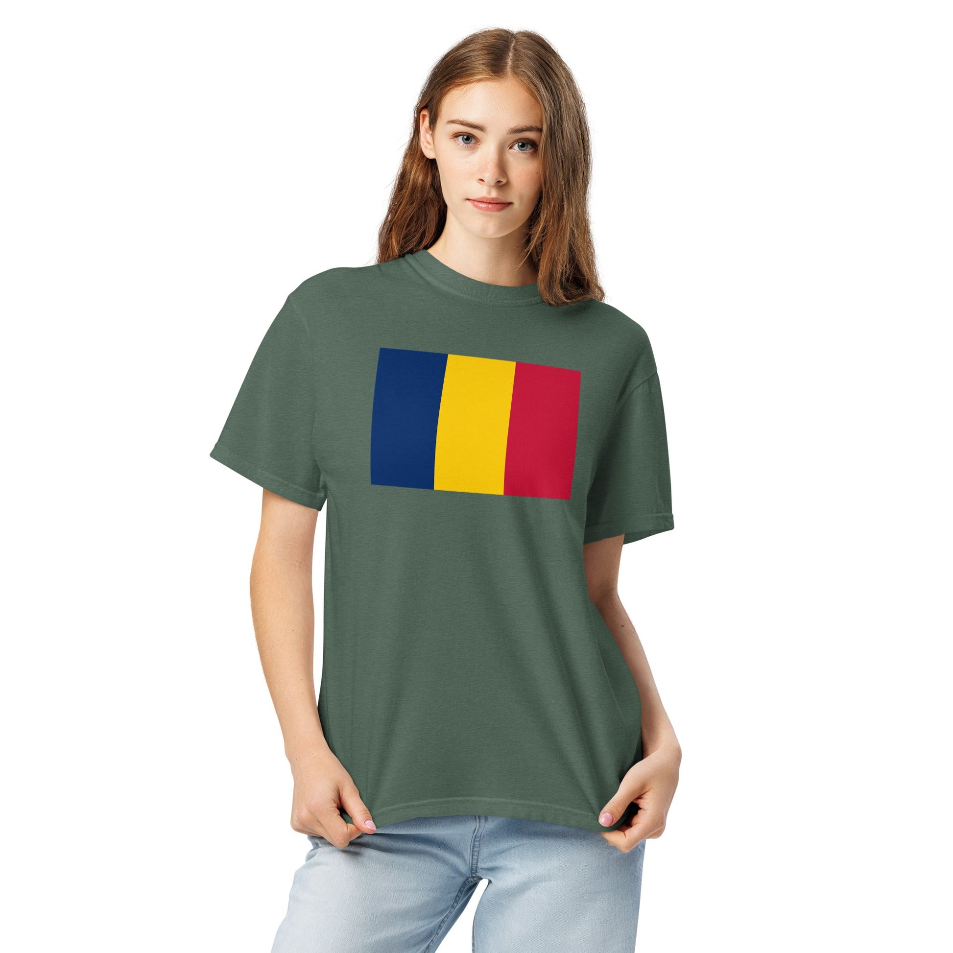 Chad national shirt, 2X large, in black