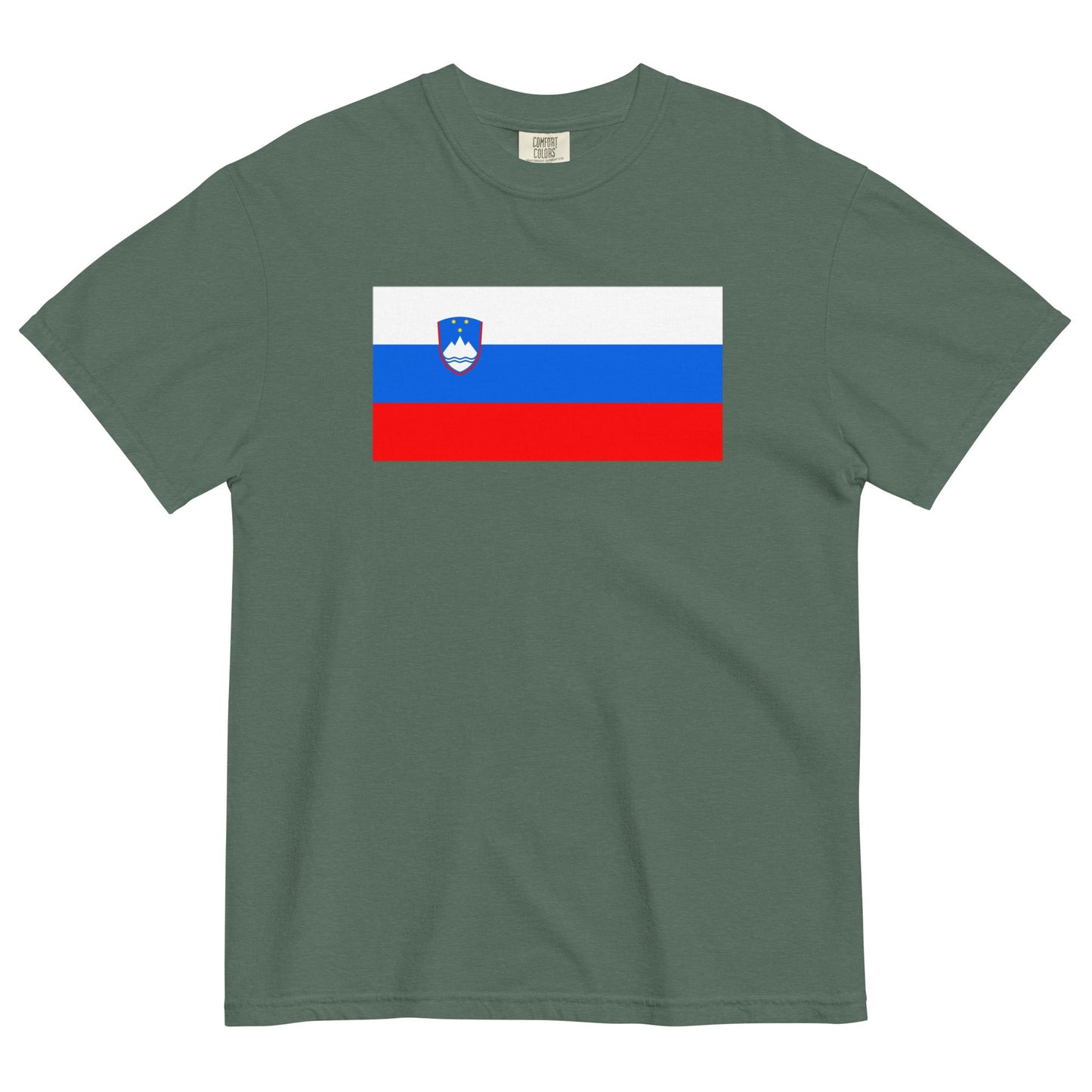 Slovenia pride shirt in black – unisex, 3X large