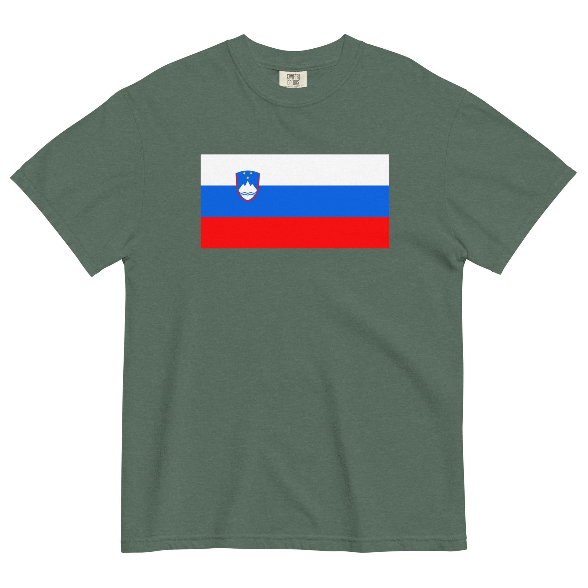 Slovenia pride shirt in black – unisex, 3X large