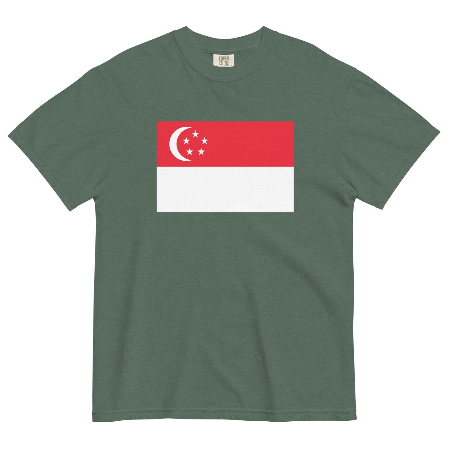 Singapore pride shirt in true navy – unisex, small