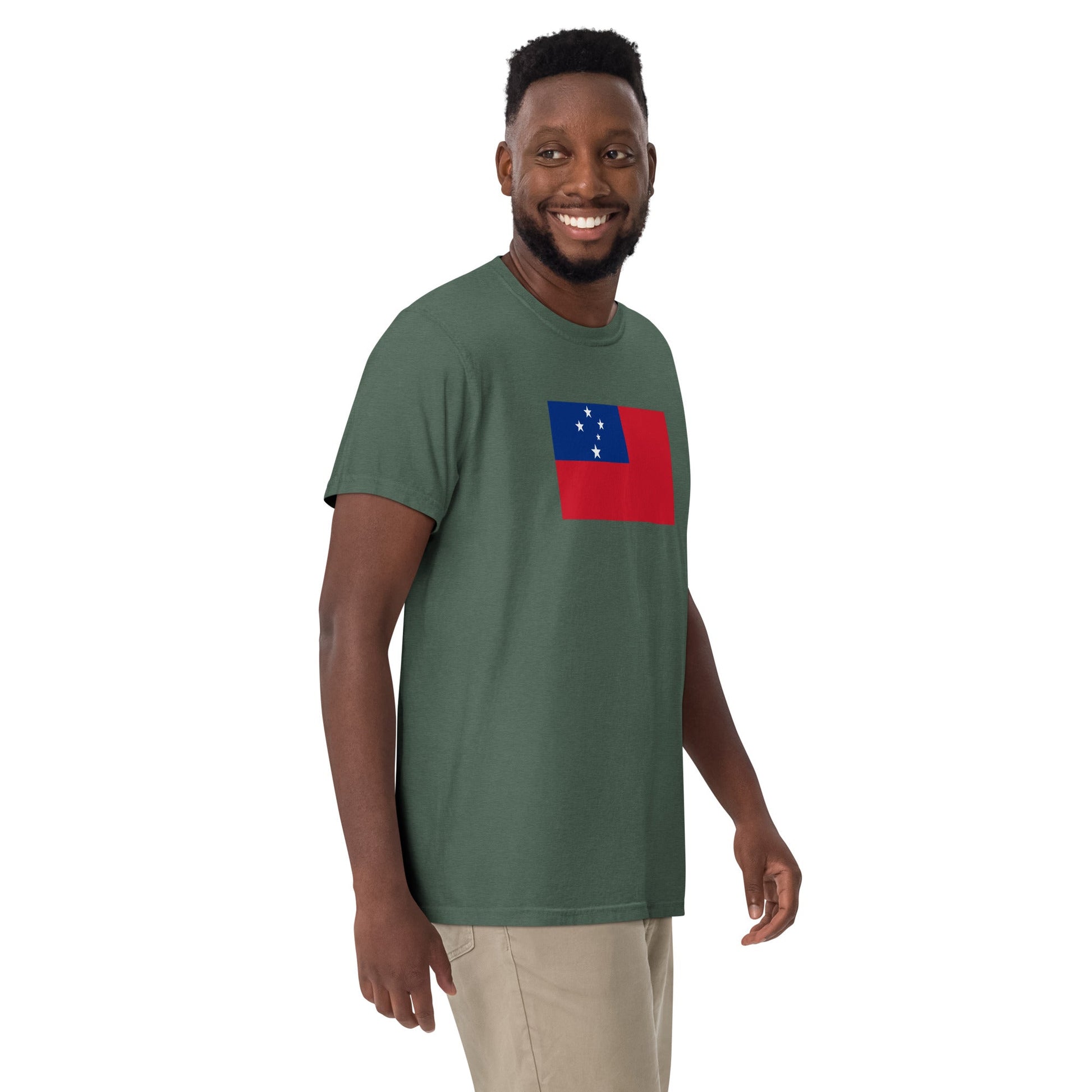 Samoa heritage shirt, black, size large