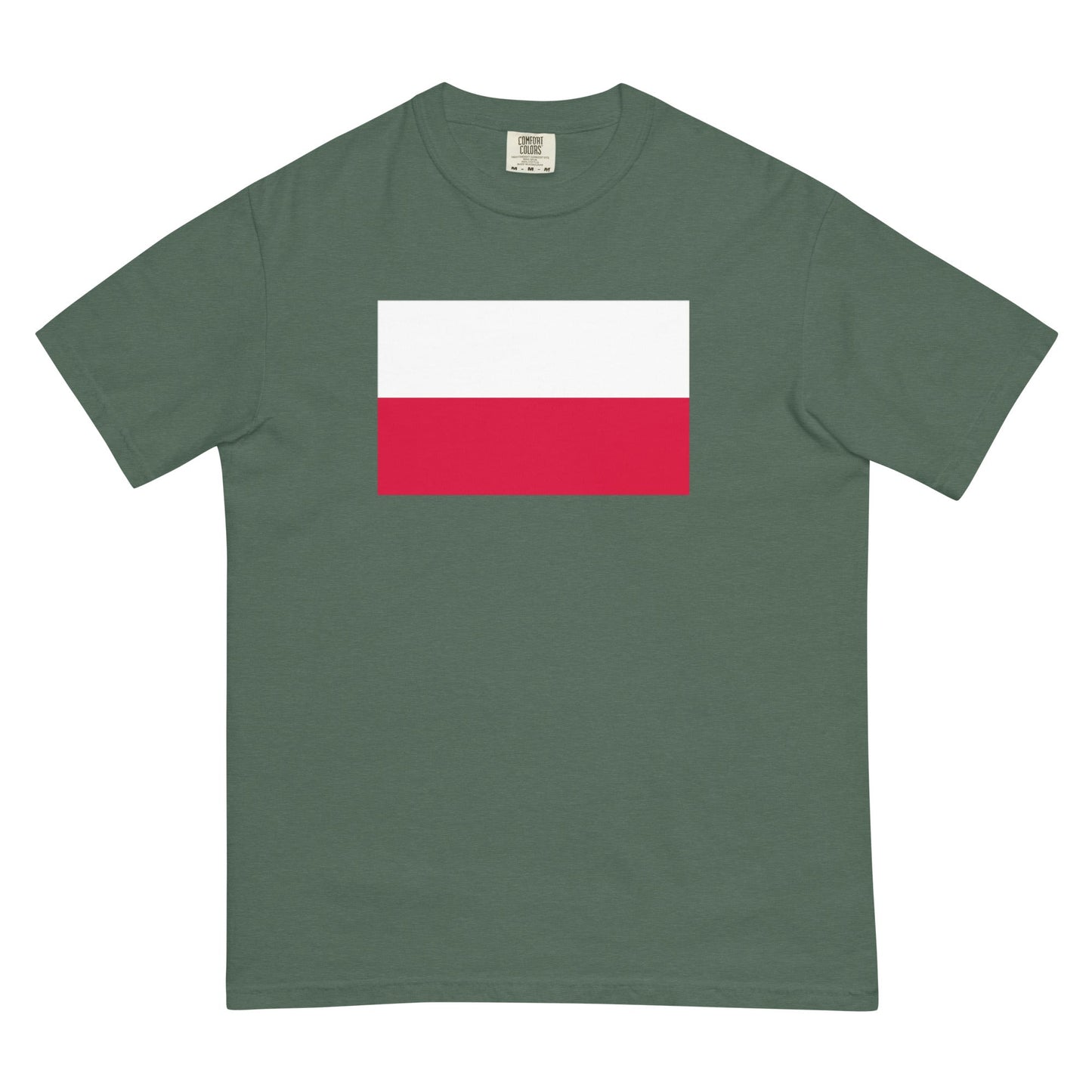 Flag tee representing Poland in true navy, small