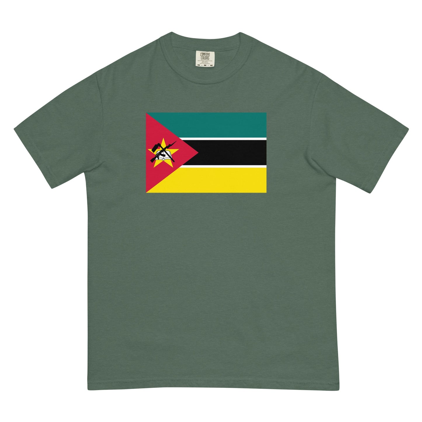 Flag tee representing Morocco in true navy, extra large