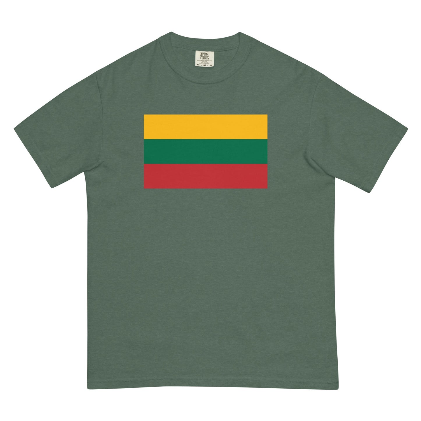 Lithuania pride shirt in blue spruce – unisex, large