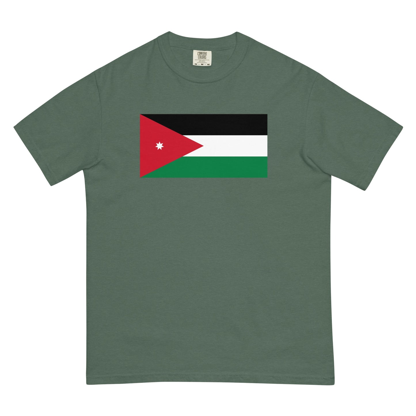brick shirt with Jordan flag design, small
