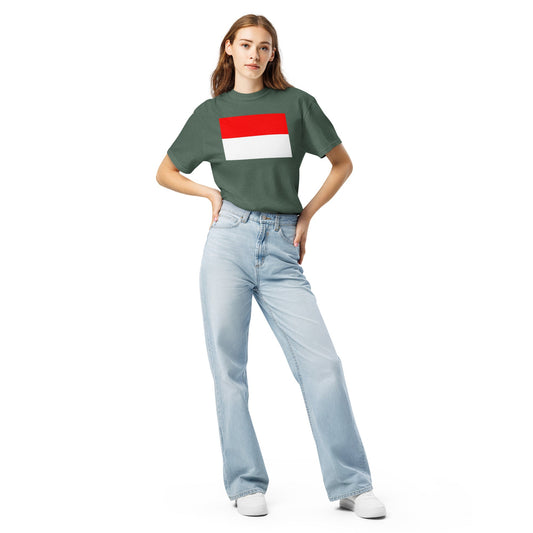 Indonesia heritage shirt, black, size medium