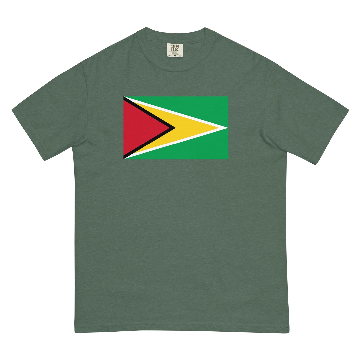 Guyana heritage shirt, blue spruce, size large